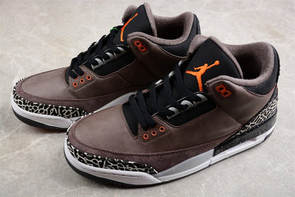 AIR JORDAN 3 RETRO NOIR/ORANGE/MARRON/BLANC