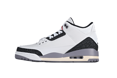 AIR JORDAN 3 RETRO GRIS CIMENT BLANC/GRIS/NOIR