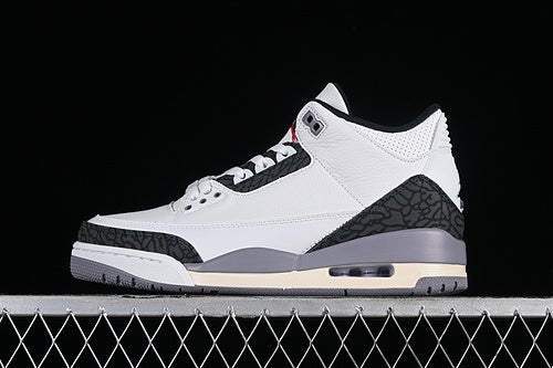 AIR JORDAN 3 RETRO GRIS CIMENT BLANC/GRIS/NOIR