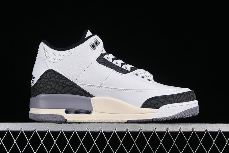 AIR JORDAN 3 RETRO GRIS CIMENT BLANC/GRIS/NOIR