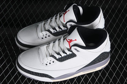 AIR JORDAN 3 RETRO GRIS CIMENT BLANC/GRIS/NOIR