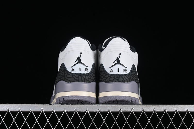 AIR JORDAN 3 RETRO GRIS CIMENT BLANC/GRIS/NOIR