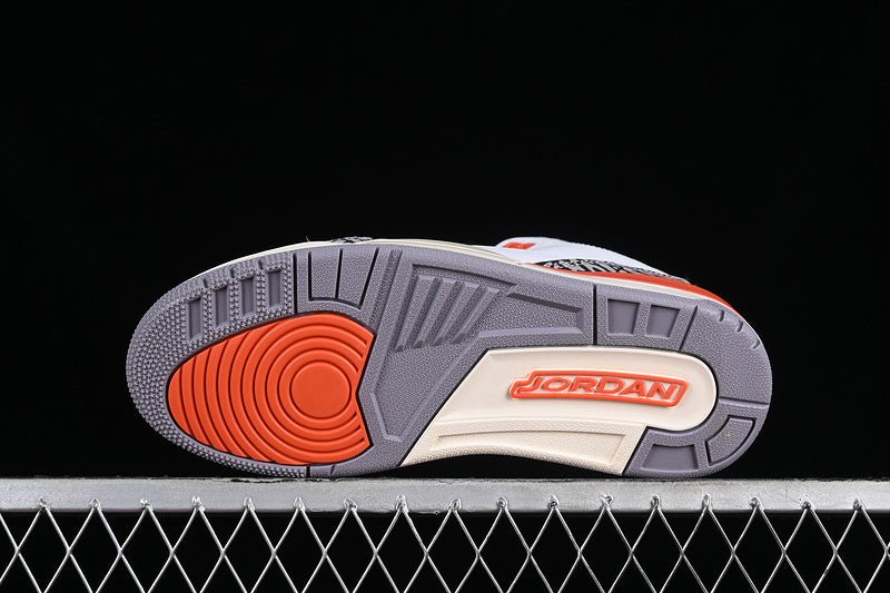 AIR JORDAN 3 RETRO GEORGIA BLANC PÊCHE/ARGILE COSMIQUE/VOILE/GRIS CIMENT/ANTHRACITE