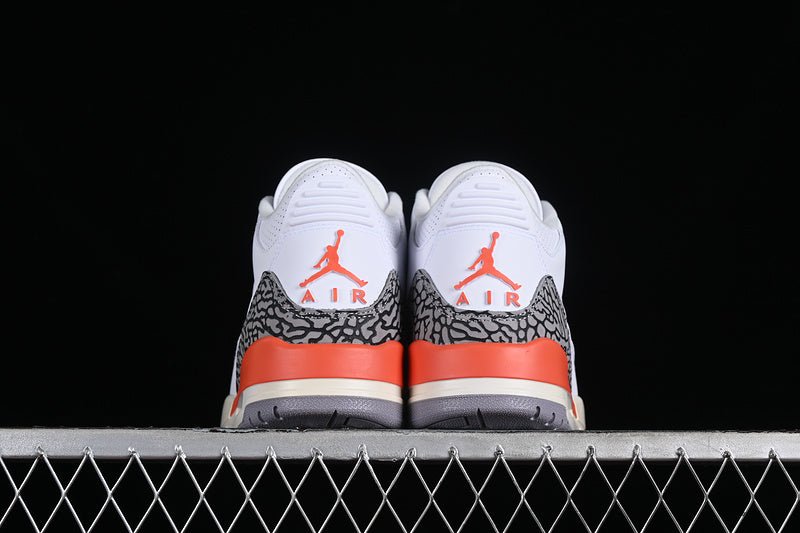 AIR JORDAN 3 RETRO GEORGIA BLANC PÊCHE/ARGILE COSMIQUE/VOILE/GRIS CIMENT/ANTHRACITE