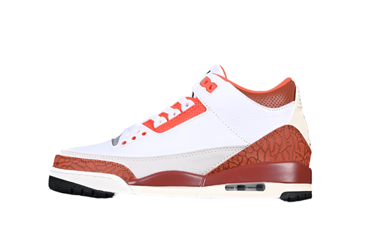 AIR JORDAN 3 RETRO GS MARS STONE BLANC/NOIR/MARS STONE/ORANGE ÉQUIPE