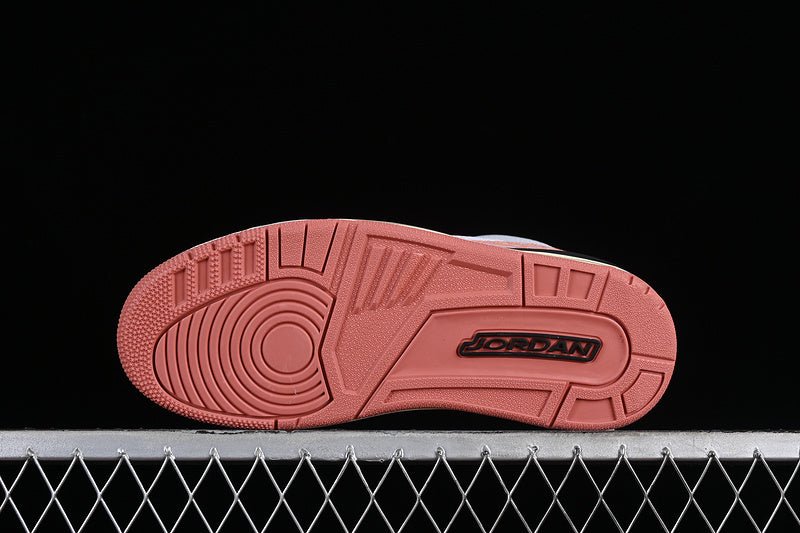 AIR JORDAN 3 RETRO GS BLANC/ANTHRACITE/ROUGE POUSSIÈRE D'ÉTOILES/VOILE/OR SATURNE