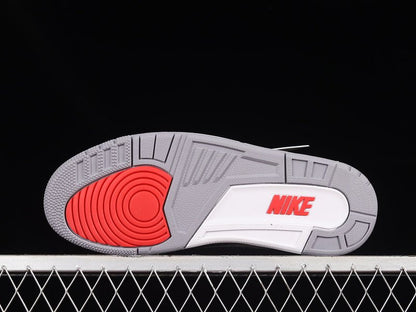 AIR JORDAN 3 RETRO NRG BLANC TINKER/ROUGE FEU-GRIS CIMENT-NOIR