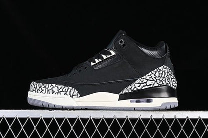 AIR JORDAN 3 RETRO OFF NOIR BLANC/NOIR/GRIS