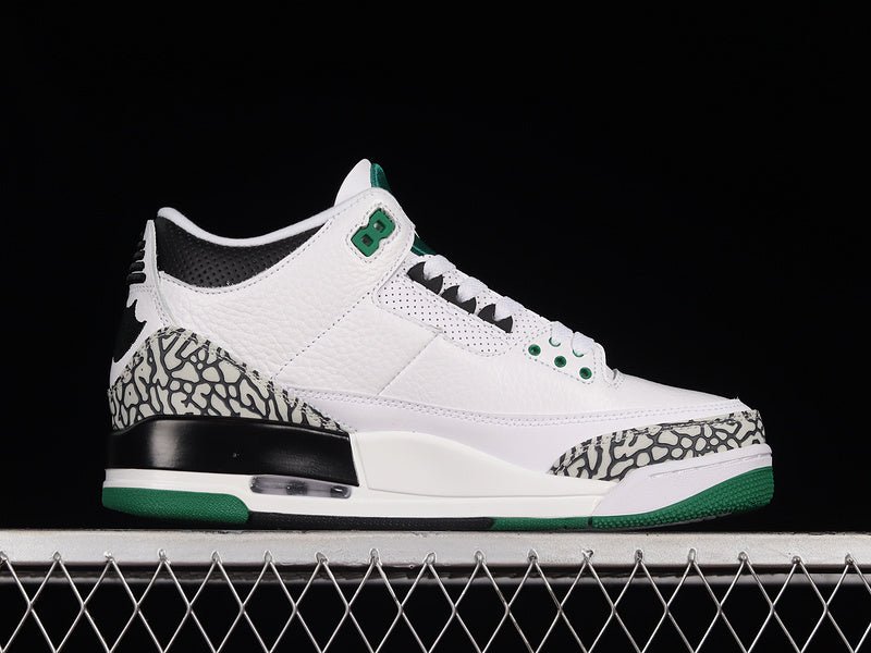 AIR JORDAN 3 RETRO OREGON PIT CREW BLANC/NOIR/VERT