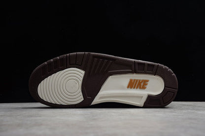 AIR JORDAN 3 RETRO TINKER NRG MARRON FONCÉ/BEIGE DORÉ 