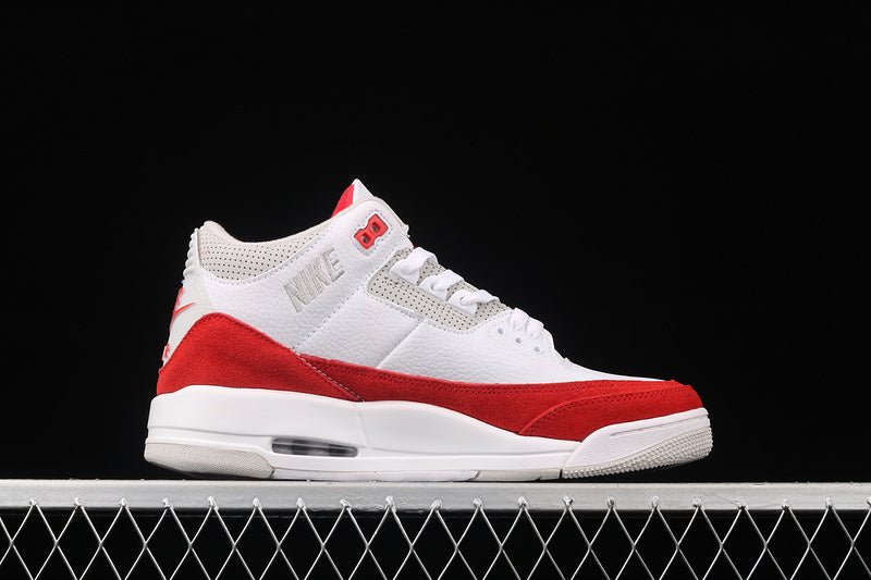 AIR JORDAN 3 RETRO BLANC TINKER/ROUGE UNIVERSITÉ-GRIS NEUTRE