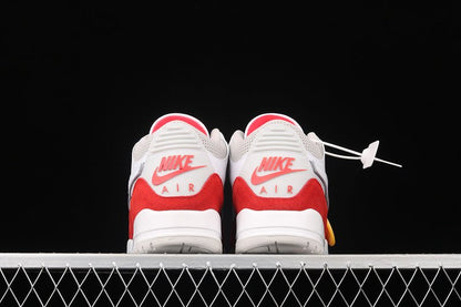 AIR JORDAN 3 RETRO BLANC TINKER/ROUGE UNIVERSITÉ-GRIS NEUTRE