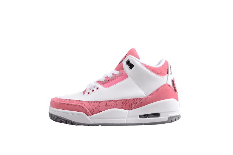 AIR JORDAN 3 RETRO BLANC/ROSE