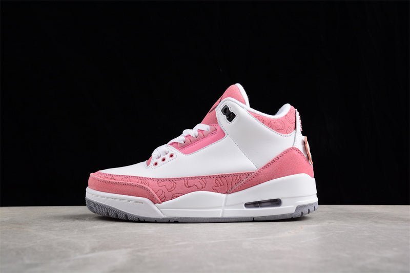 AIR JORDAN 3 RETRO BLANC/ROSE