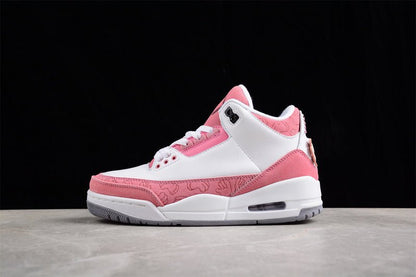 AIR JORDAN 3 RETRO BLANC/ROSE