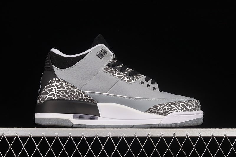 AIR JORDAN 3 RETRO WOLF GRIS/NOIR/BLANC