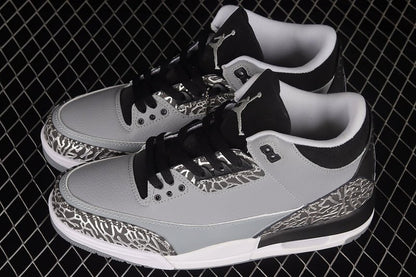 AIR JORDAN 3 RETRO WOLF GRIS/NOIR/BLANC