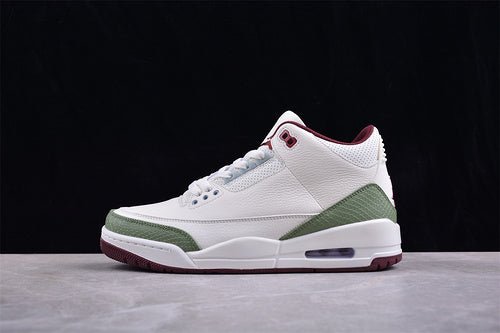 AIR JORDAN 3 RETRO ANNÉE DU DRAGON BLANC/VERT/ROUGE