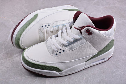 AIR JORDAN 3 RETRO ANNÉE DU DRAGON BLANC/VERT/ROUGE