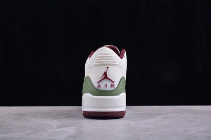 AIR JORDAN 3 RETRO ANNÉE DU DRAGON BLANC/VERT/ROUGE