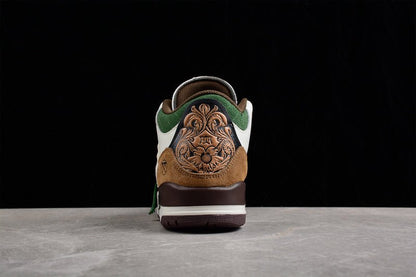 AIR JORDAN 3 SE BLANC/MARRON FONCÉ-VERT