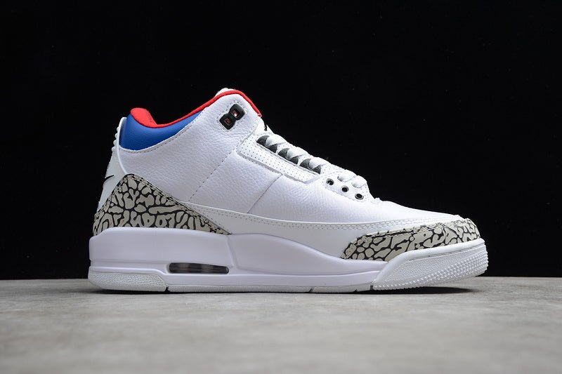 AIR JORDAN 3 SK NRG SEOUL CORÉE BLANC/SOAR-ATOM ROUGE