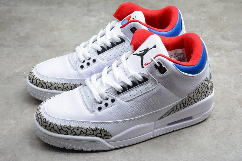 AIR JORDAN 3 SK NRG SEOUL CORÉE BLANC/SOAR-ATOM ROUGE
