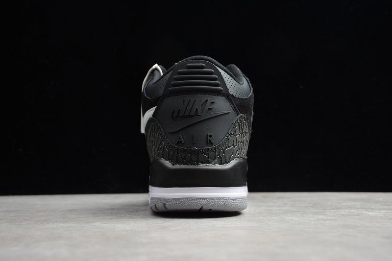 AIR JORDAN 3 TINKER NOIR/GRIS CIMENT-OR MÉTALLISÉ 