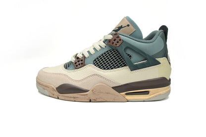 Air Jordan 4 Retro Bleu Gris Marron