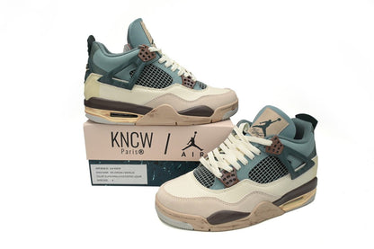 Air Jordan 4 Retro Bleu Gris Marron