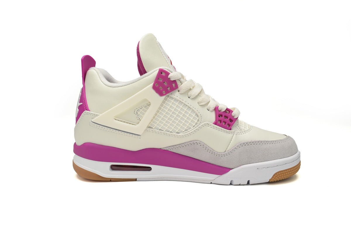 Air Jordan 4 Blanc Violet Gris