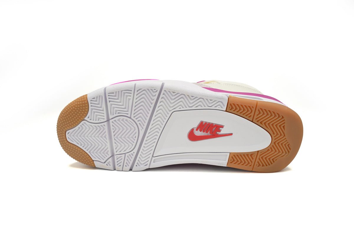 Air Jordan 4 Blanc Violet Gris