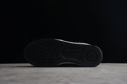 Baskets basses BAPE STA bleu turquoise et grises