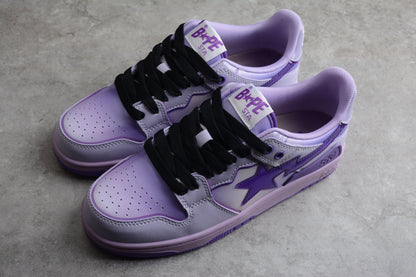 Baskets basses BAPE STA à dégradé violet