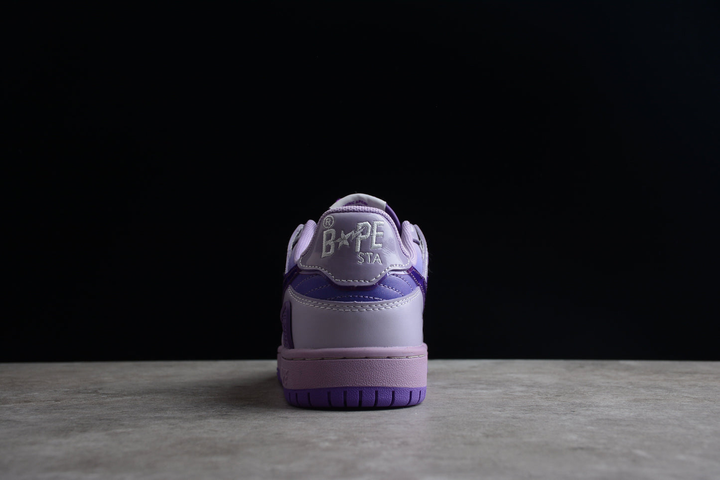 Baskets basses BAPE STA à dégradé violet