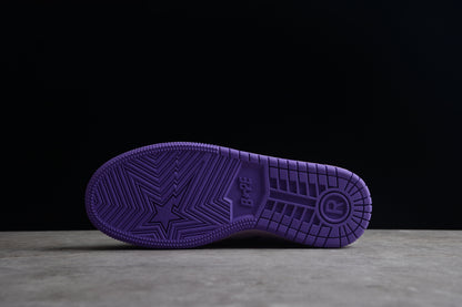 Baskets basses BAPE STA à dégradé violet