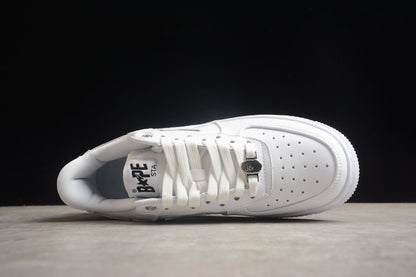 Baskets basses BAPE STA entièrement blanches