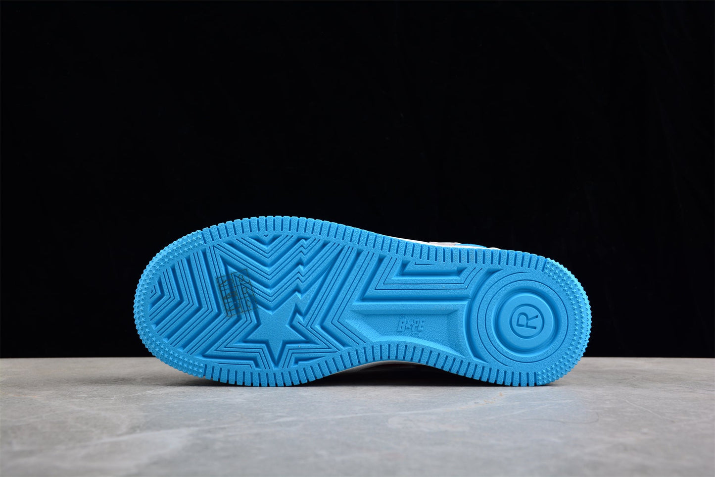 Baskets basses BAPE STA édition Captain America bleue et rouge