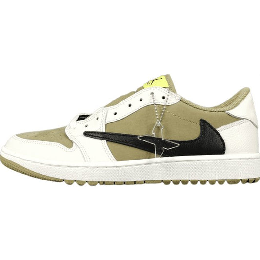 JORDAN 1 LOW GOLF x TRAVIS SCOTT NEUTRAL OLIVE 