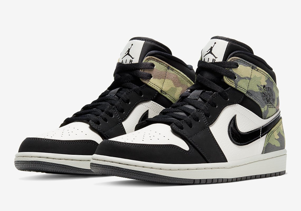 JORDAN 1 MID x CAMO 