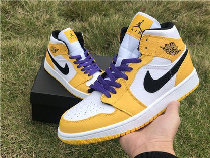 JORDAN 1 MID x SE LAKERS 