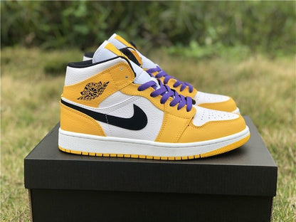 JORDAN 1 MID x SE LAKERS 