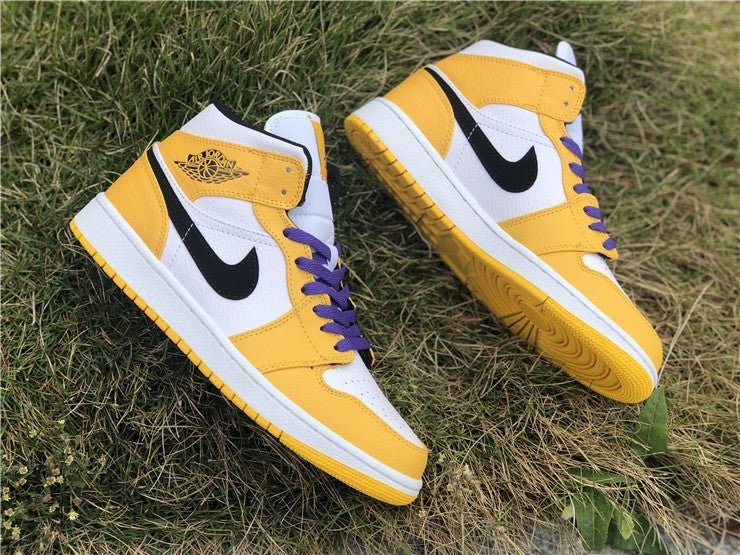 JORDAN 1 MID x SE LAKERS 