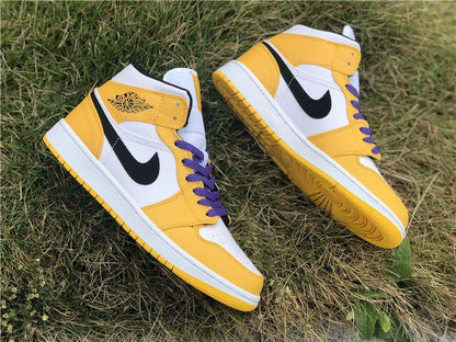 JORDAN 1 MID x SE LAKERS 