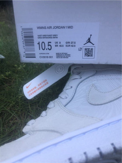 JORDAN 1 MID x VAST GREY GHOST GREEN 