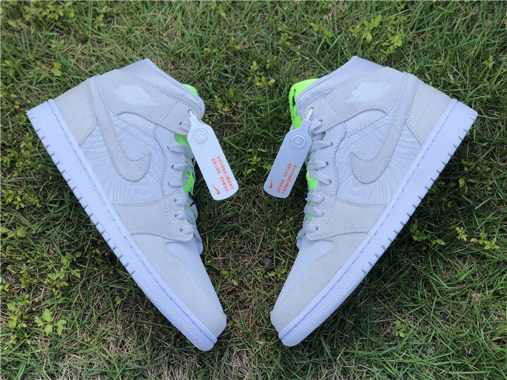 JORDAN 1 MID x VAST GREY GHOST GREEN 