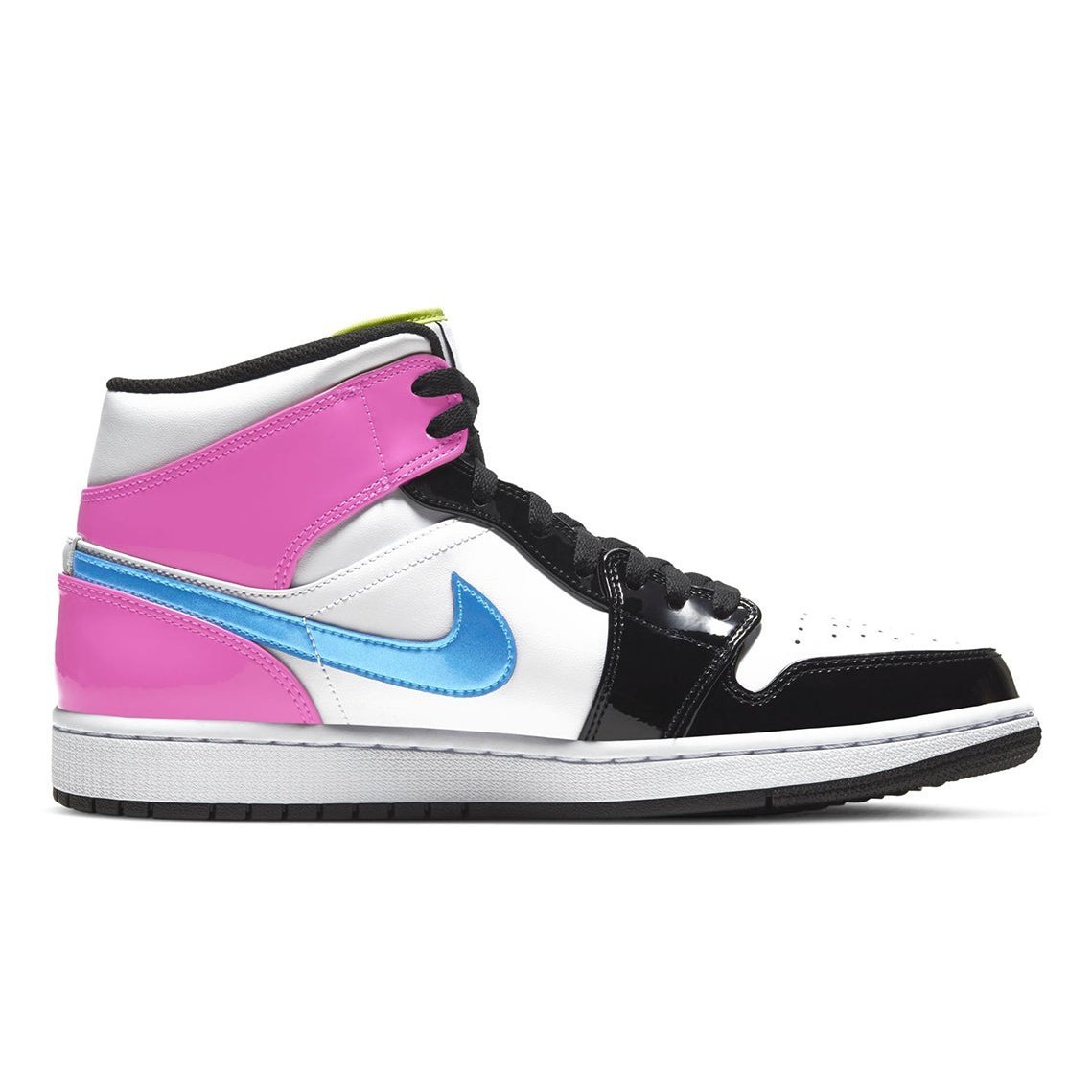 JORDAN 1 MID x BLANC NOIR ROSE CYBER 