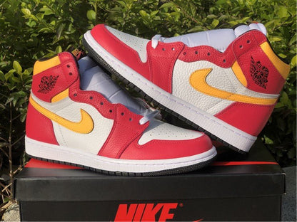 JORDAN 1 RETRO HIGH OG x LIGHT FUSION ROUGE 