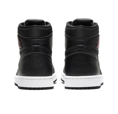 JORDAN 1 RETRO HIGH x BLACK SATIN GYM RED 