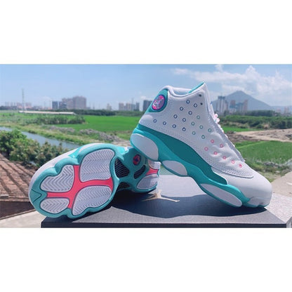 JORDAN 13 RETRO x BLANC SOAR VERT ROSE 